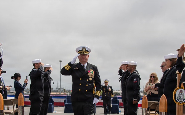USS Michael Monsoor (DDG 1001) Holds Change of Command