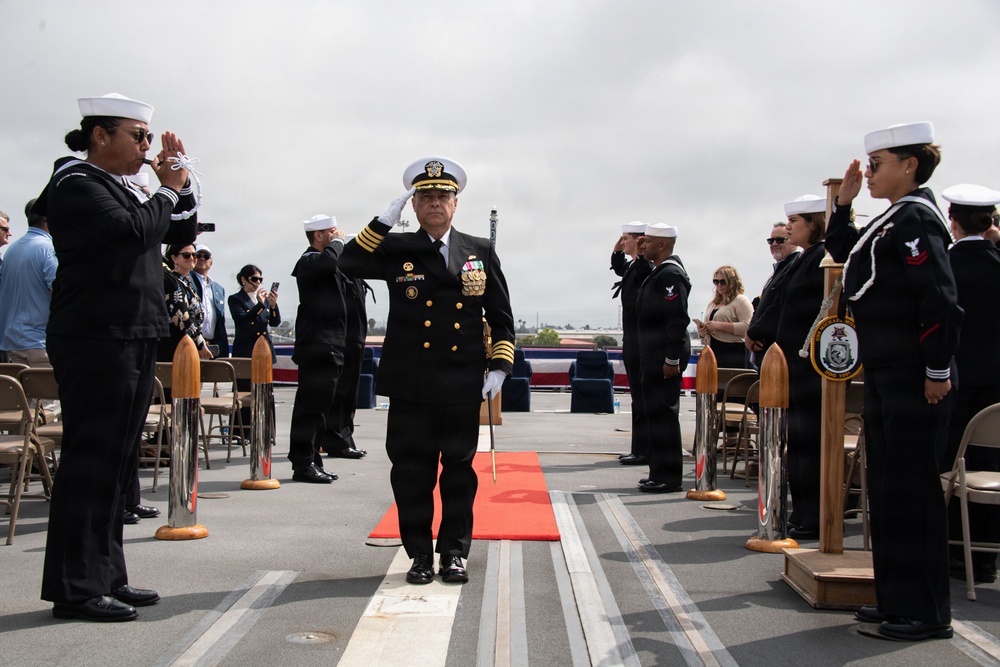 USS Michael Monsoor (DDG 1001) Holds Change of Command