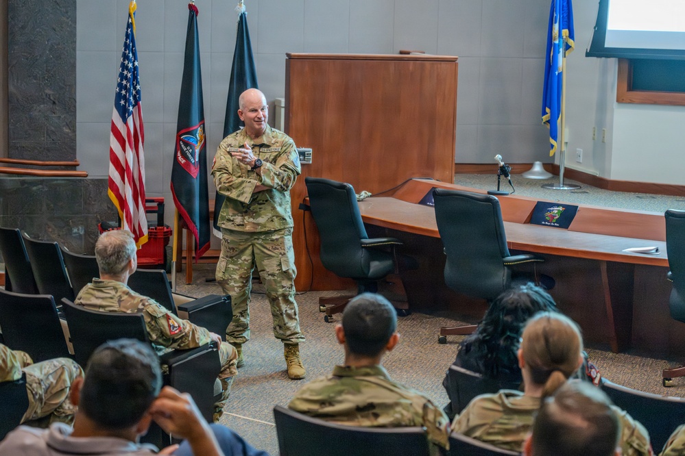 LTG Bythewood, commander of U.S. Space Forces-Space and Combined Joint Force Space Component Commander, holds March 2026 S4S All Call