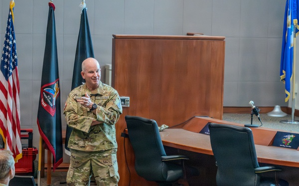 LTG Bythewood, commander of U.S. Space Forces-Space and Combined Joint Force Space Component Commander, holds March 2026 S4S All Call