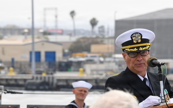 USS Michael Monsoor (DDG 1001) Holds Change of Command