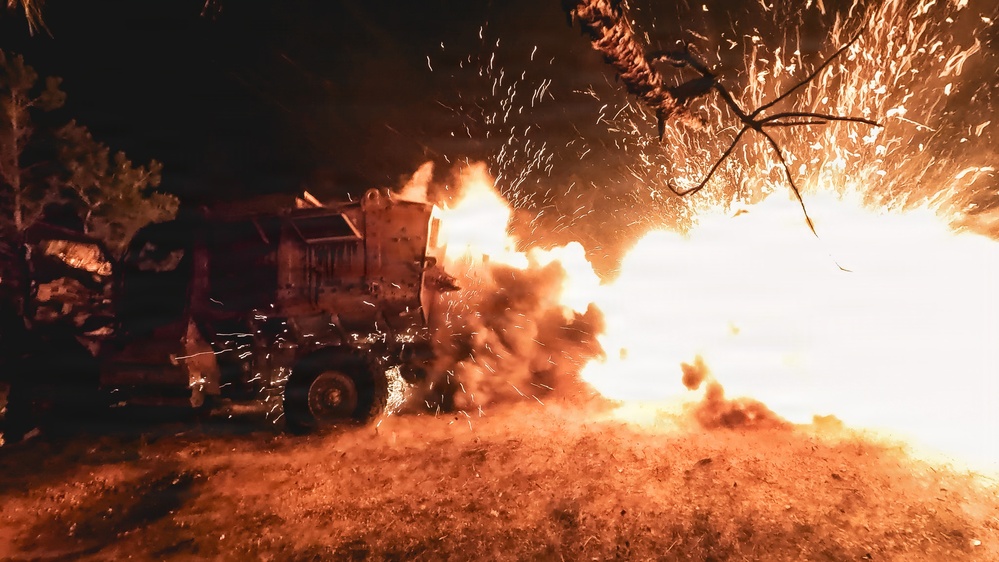 3rd Special Forces Group (Airborne) Enhance Unconventional Warfare Skills in Live-Fire Exercise at JRTC