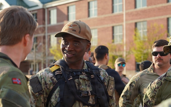 Marine Corps Security Force Regiment onboard Naval Weapons Station Yorktown hosts second annual Norwegian Ruck March Event