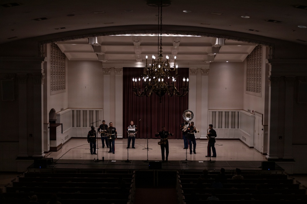 Marine Corps Band San Diego "Hot Brass" Tours Chicagoland: Elmhurst University