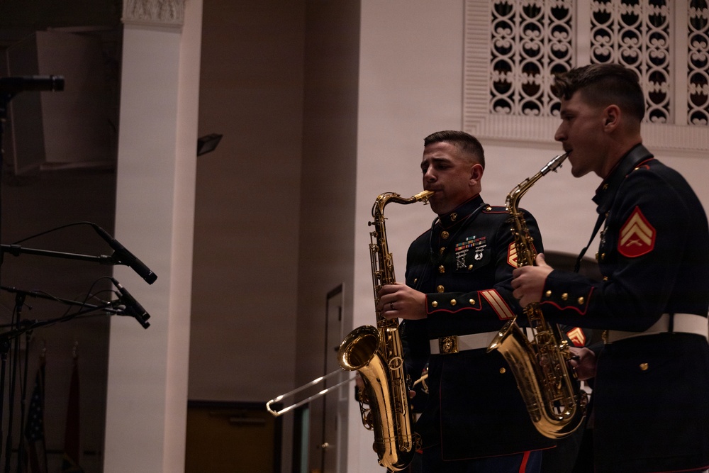 Marine Corps Band San Diego "Hot Brass" Tours Chicagoland: Elmhurst University