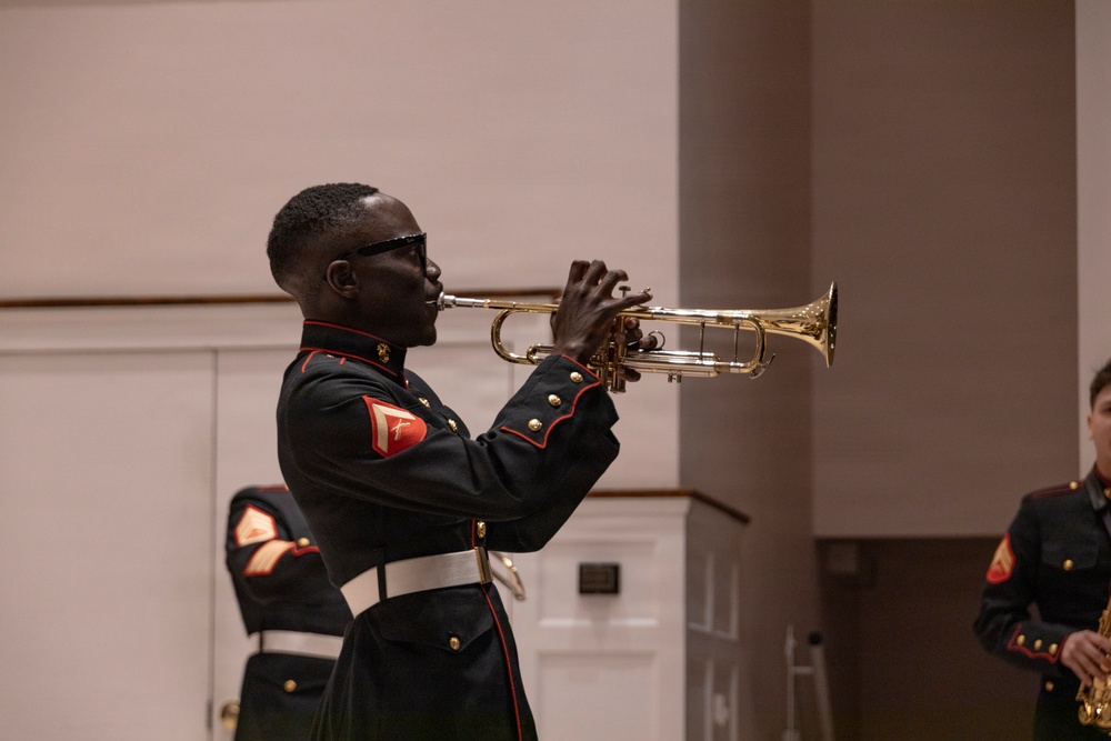 Marine Corps Band San Diego "Hot Brass" Tours Chicagoland: Elmhurst University