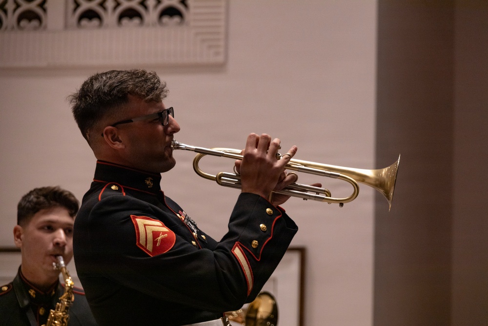 Marine Corps Band San Diego "Hot Brass" Tours Chicagoland: Elmhurst University