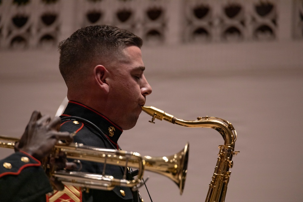Marine Corps Band San Diego "Hot Brass" Tours Chicagoland: Elmhurst University