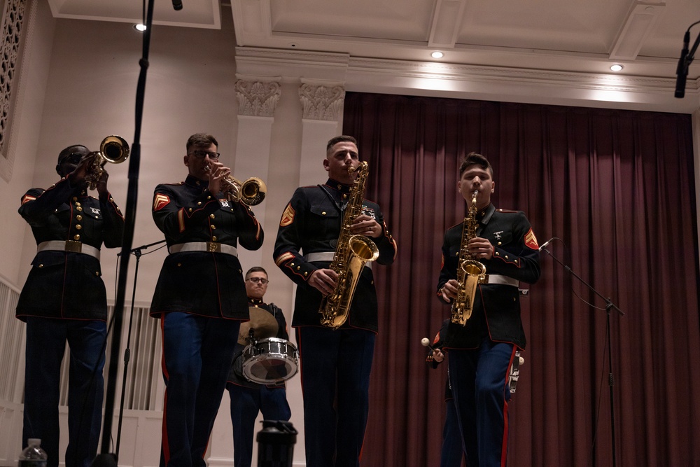 Marine Corps Band San Diego "Hot Brass" Tours Chicagoland: Elmhurst University