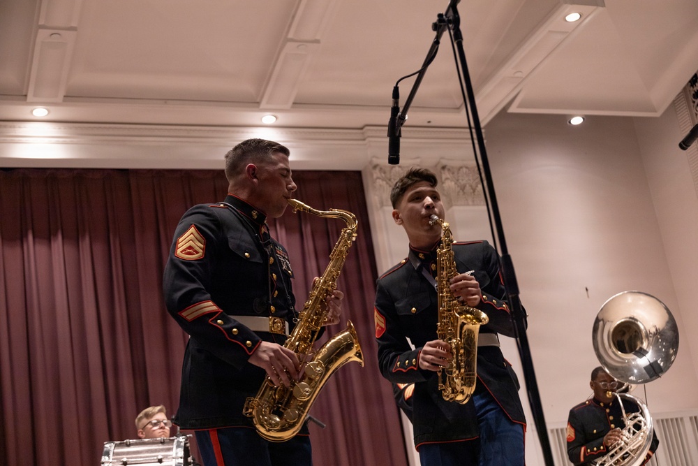 Marine Corps Band San Diego "Hot Brass" Tours Chicagoland: Elmhurst University