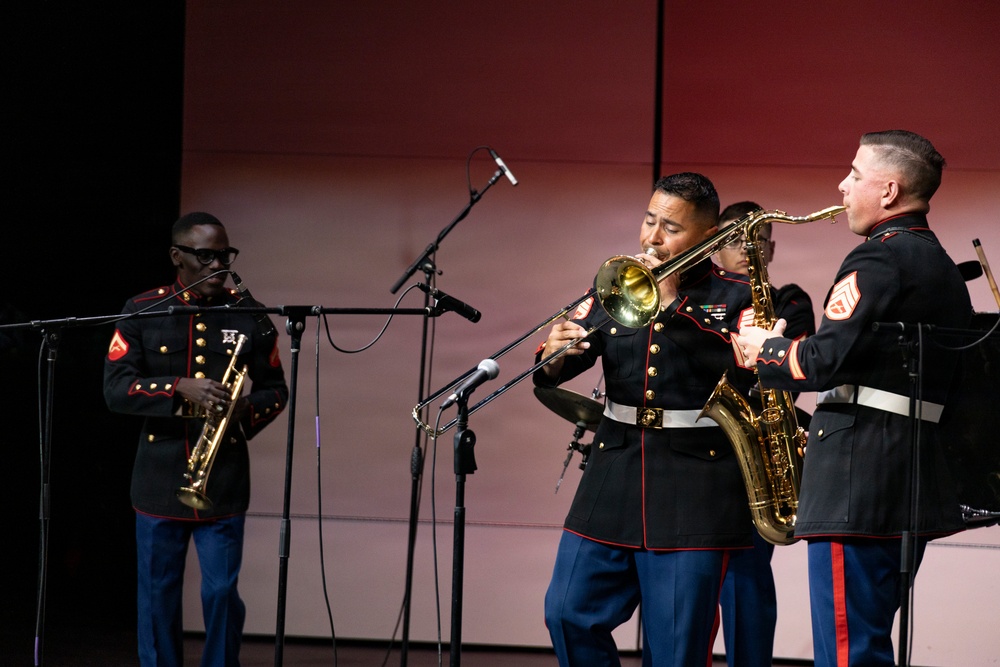 Marine Corps Band San Diego "Hot Brass" Tours Chicagoland: Harry D. Jacobs High School