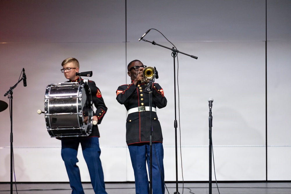 Marine Corps Band San Diego "Hot Brass" Tours Chicagoland: Harry D. Jacobs High School