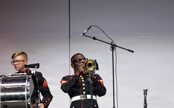 Marine Corps Band San Diego "Hot Brass" Tours Chicagoland: Harry D. Jacobs High School