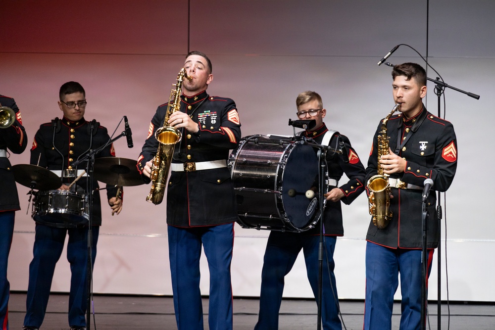 Marine Corps Band San Diego "Hot Brass" Tours Chicagoland: Harry D. Jacobs High School