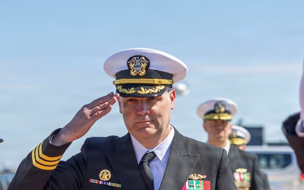 USS Massachusetts Change of Command