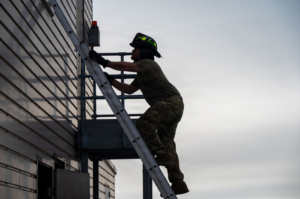 Airmen Conduct Ladder Operations Training
