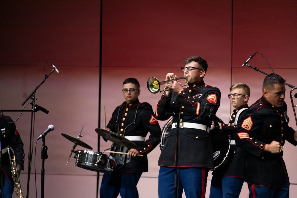 Marine Corps Band San Diego "Hot Brass" Tours Chicagoland: Harry D. Jacobs High School