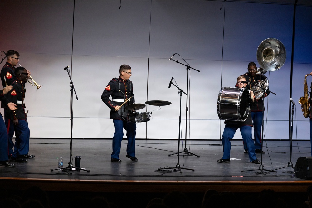 Marine Corps Band San Diego "Hot Brass" Tours Chicagoland: Harry D. Jacobs High School