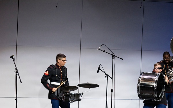 Marine Corps Band San Diego "Hot Brass" Tours Chicagoland: Harry D. Jacobs High School