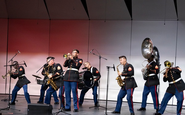 Marine Corps Band San Diego "Hot Brass" Tours Chicagoland: Harry D. Jacobs High School