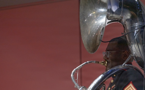 Marine Corps Band San Diego "Hot Brass" Tours Chicagoland: Harry D. Jacobs High School