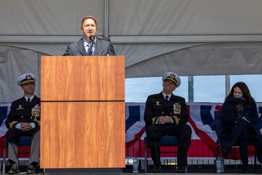 USS Massachusetts Change of Command