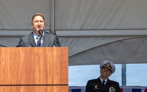 USS Massachusetts Change of Command