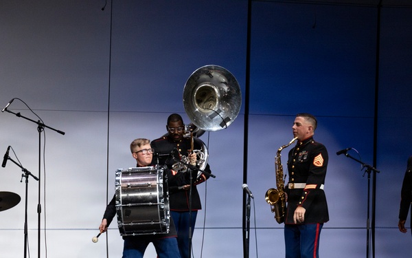 Marine Corps Band San Diego "Hot Brass" Tours Chicagoland: Harry D. Jacobs High School
