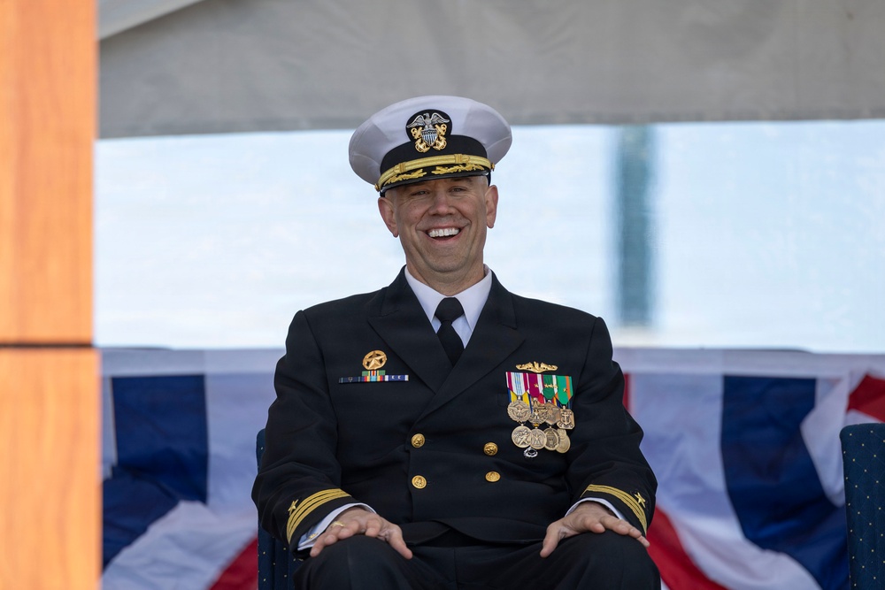 USS Massachusetts Change of Command