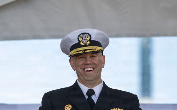 USS Massachusetts Change of Command