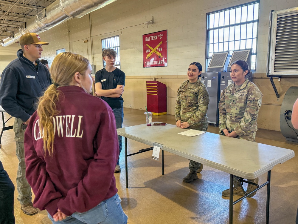 Kentucky National Guard hosts job shadow event in Bardstown