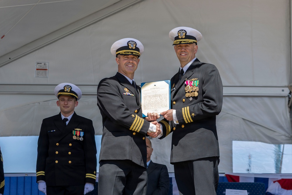 USS Massachusetts Change of Command