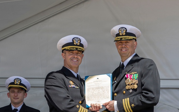 USS Massachusetts Change of Command