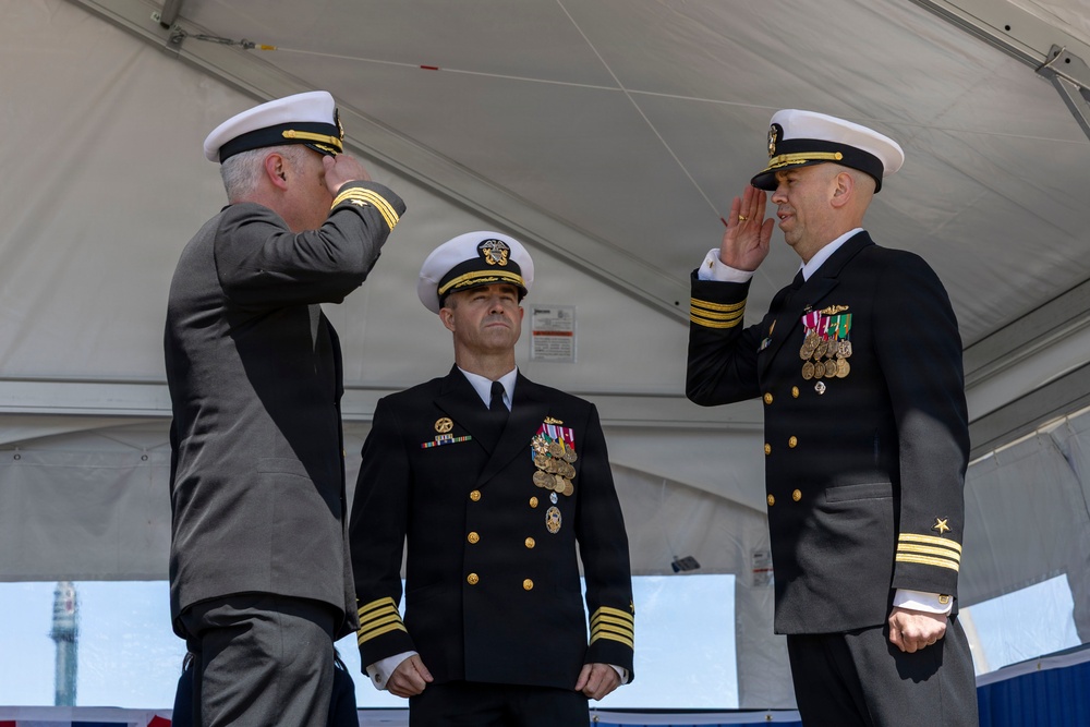USS Massachusetts Change of Command