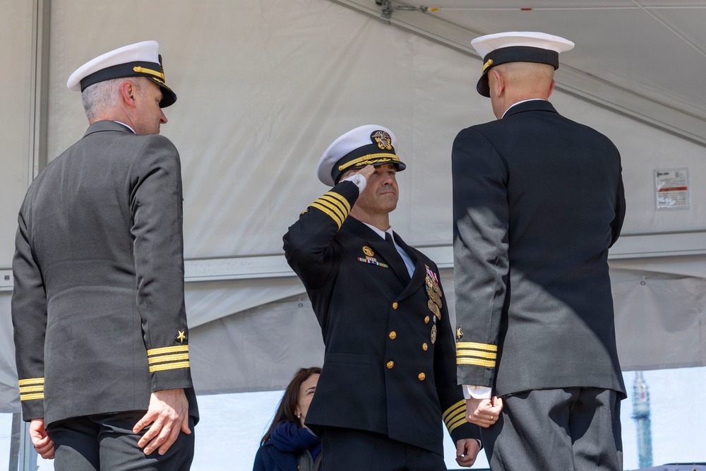 USS Massachusetts Change of Command