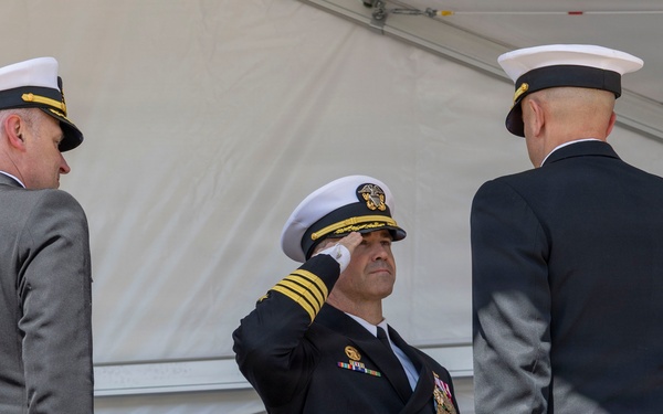 USS Massachusetts Change of Command