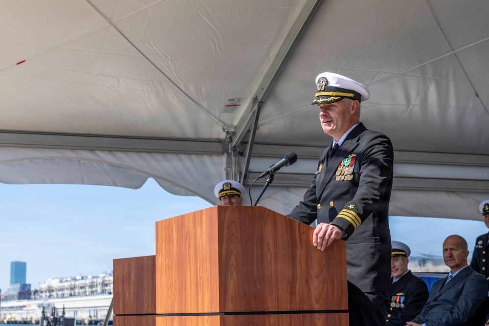 USS Massachusetts Change of Command