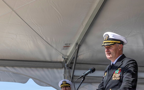 USS Massachusetts Change of Command