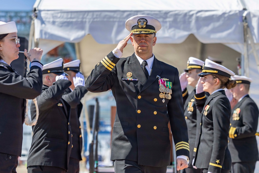 USS Massachusetts Change of Command