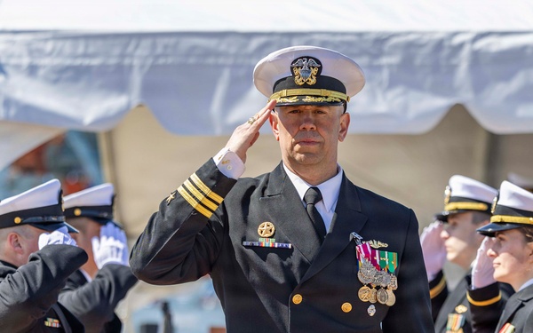 USS Massachusetts Change of Command