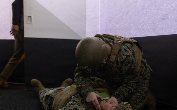 2nd Medical Battalion Conducts Combat Convoy Simulator