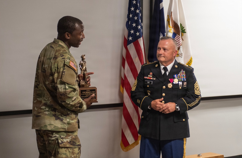 Command Sgt. Maj. Michael L. Cook Retirement Ceremony