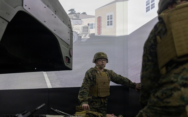 2nd Medical Battalion Conducts Combat Convoy Simulator