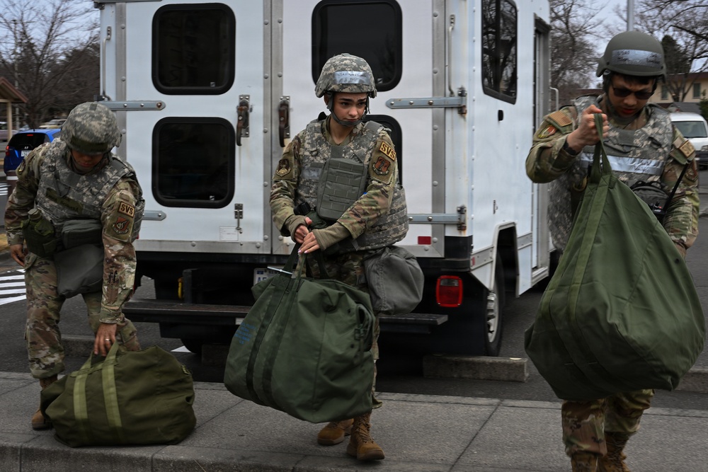 194th Logistics, Force Support Squadrons enhance combat readiness at Exercise BEVERLY MIDNIGHT 26