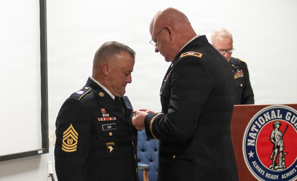 Command Sgt. Maj. Michael L. Cook Retirement Ceremony