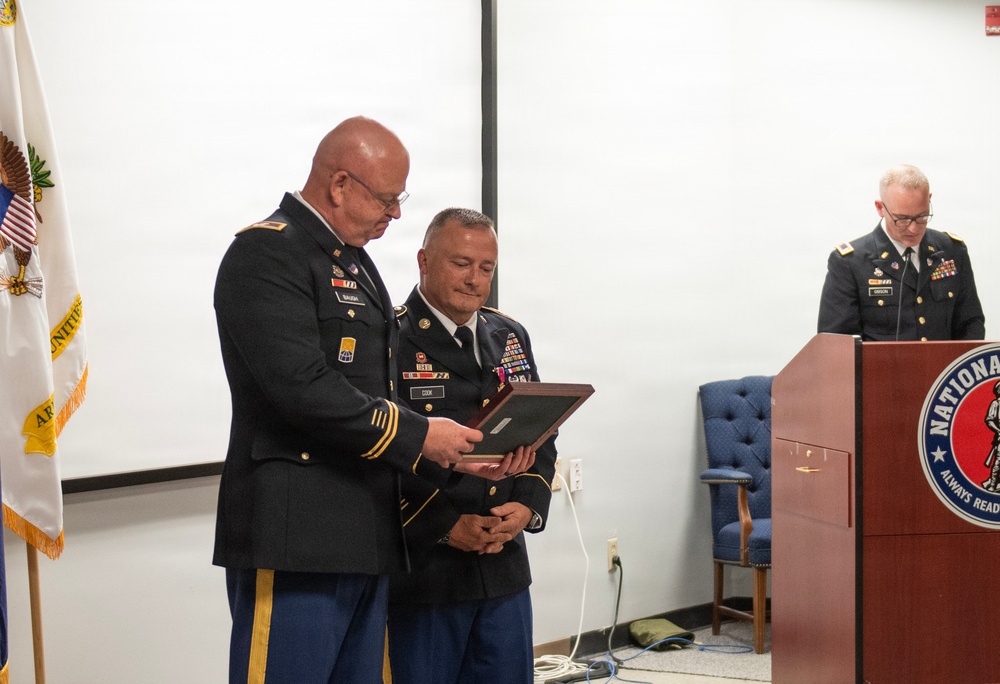 Command Sgt. Maj. Michael L. Cook Retirement Ceremony