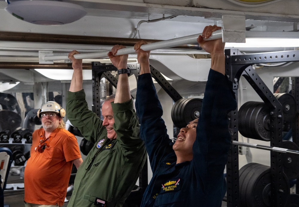 USS John C. Stennis (CVN 74) Forward Gym Grand Opening