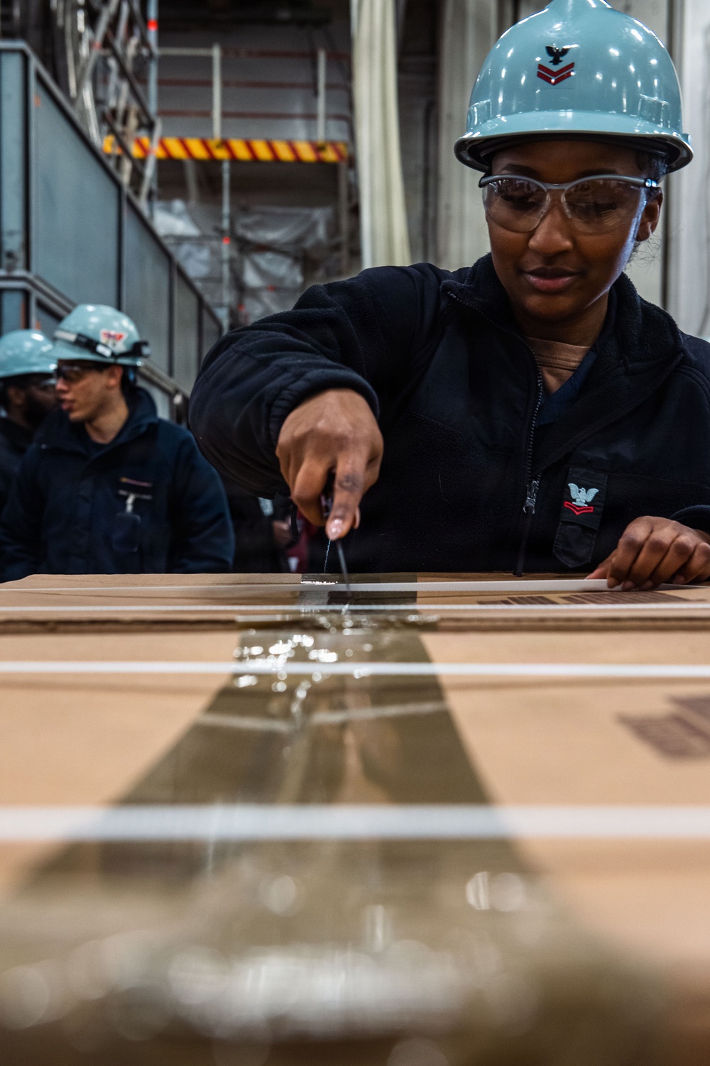 Ronald Reagan Sailors Re-supply Equipment