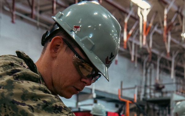 Ronald Reagan Sailors Re-supply Equipment