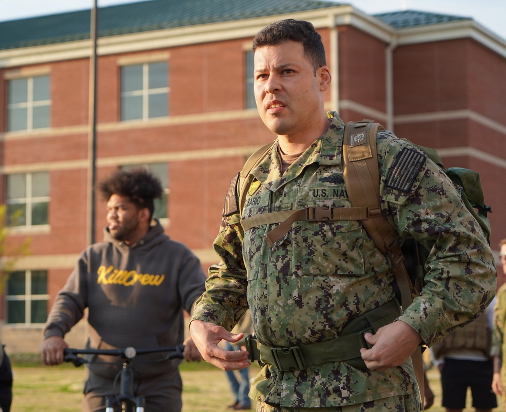 Weapons Station Yorktown's Security Department tackles intense Norwegian Ruck March Event
